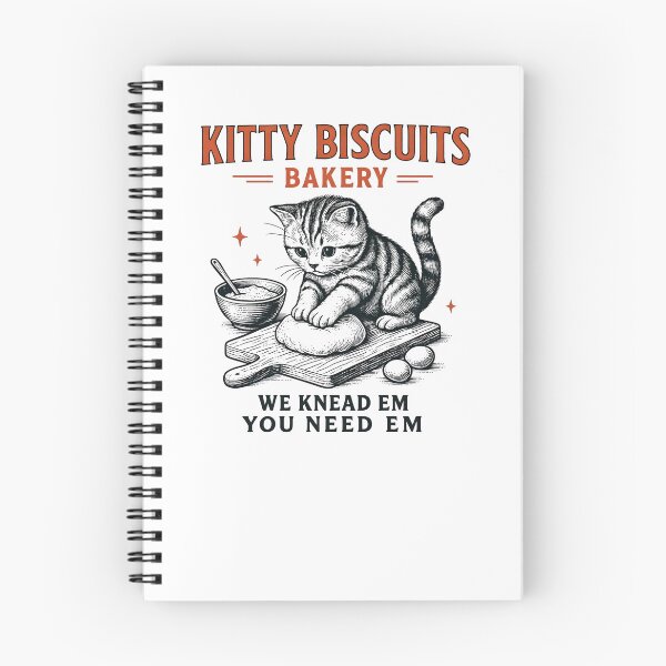 Item preview, Kitty Biscuit Bakery Funny Cat Knead You Need Sourdough Cat Meme designed and sold by Tanjaberto.