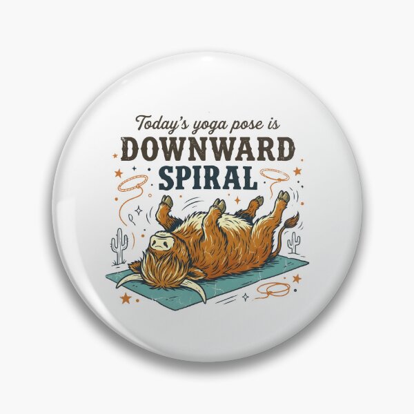 Item preview, Today's Yoga Pose is Downward Spiral designed and sold by Luxuriouss.