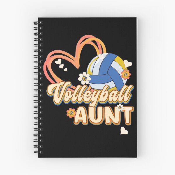 Item preview, Volleyball Aunt Cute Retro Heart Love Design designed and sold by LarryMBrown.