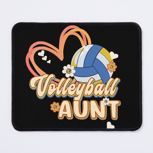 Item preview, Volleyball Aunt Cute Retro Heart Love Design designed and sold by LarryMBrown.