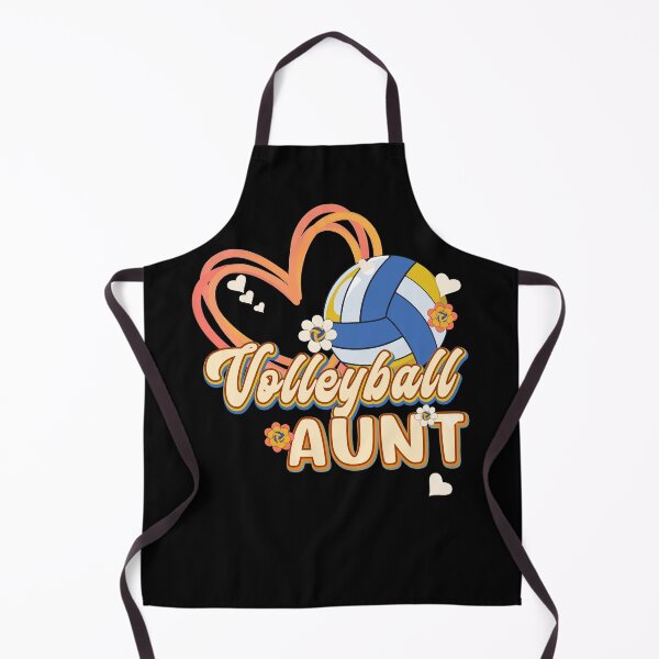 Item preview, Volleyball Aunt Cute Retro Heart Love Design designed and sold by LarryMBrown.