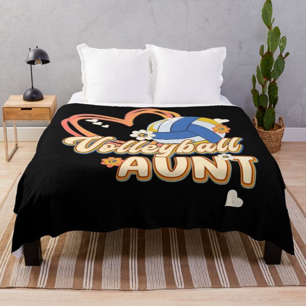 Item preview, Volleyball Aunt Cute Retro Heart Love Design designed and sold by LarryMBrown.