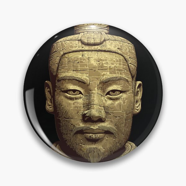 Item preview, Golden Terracotta Warrior Ancient Chinese Portrait Art designed and sold by RamyGallery.
