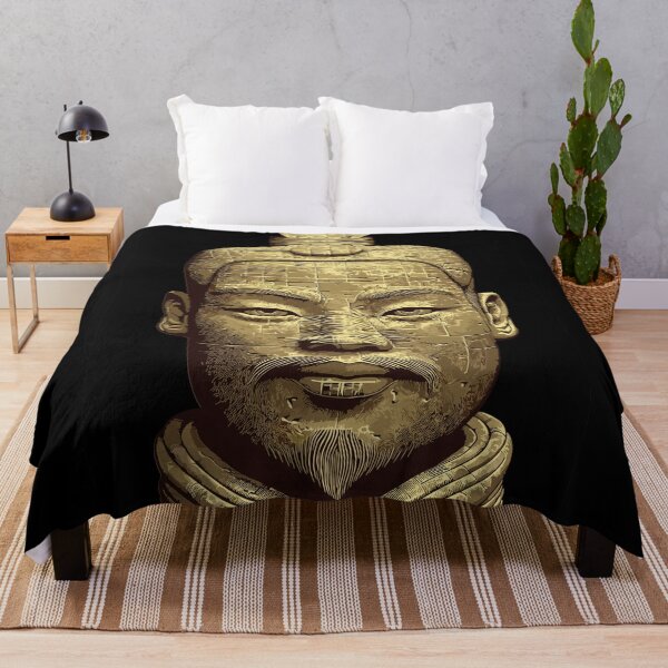 Item preview, Golden Terracotta Warrior Ancient Chinese Portrait Art designed and sold by RamyGallery.