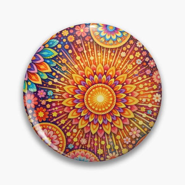 Item preview, Luminous mandala floral splendor designed and sold by Sigtrix.
