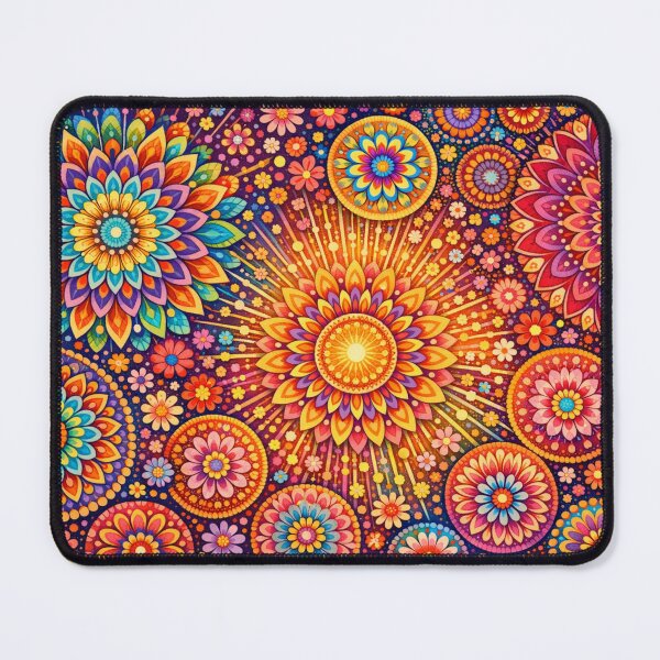 Item preview, Luminous mandala floral splendor designed and sold by Sigtrix.
