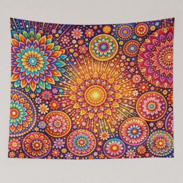 Item preview, Luminous mandala floral splendor designed and sold by Sigtrix.