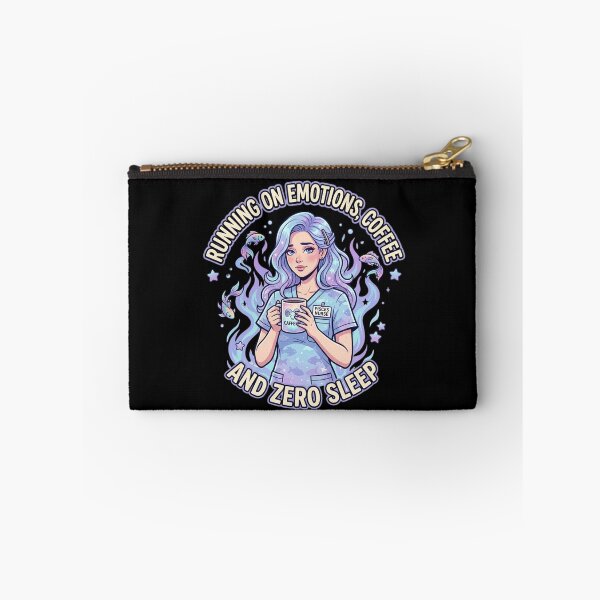 Item preview, Pisces Nurse – Running On Emotions Coffee And Zero Sleep Funny Zodiac Gift designed and sold by Im-Ara.
