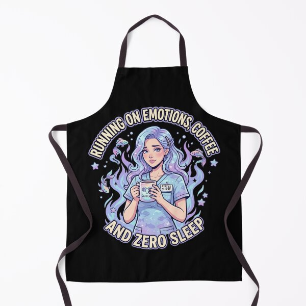 Item preview, Pisces Nurse – Running On Emotions Coffee And Zero Sleep Funny Zodiac Gift designed and sold by Im-Ara.