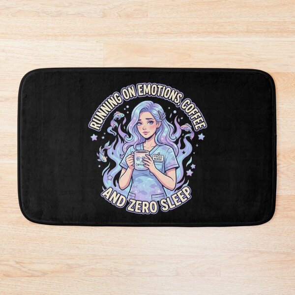 Item preview, Pisces Nurse – Running On Emotions Coffee And Zero Sleep Funny Zodiac Gift designed and sold by Im-Ara.