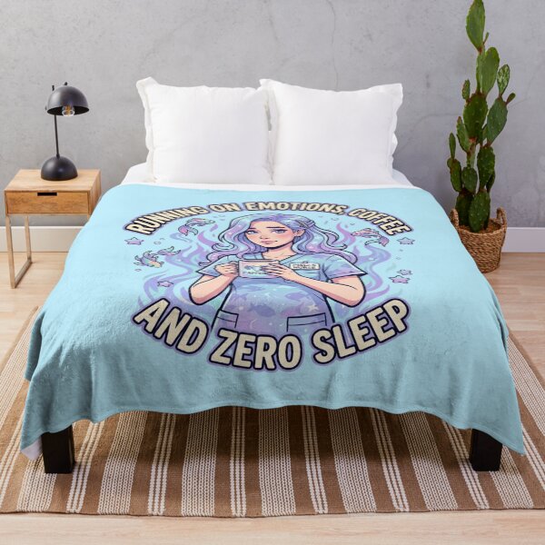 Item preview, Pisces Nurse – Running On Emotions Coffee And Zero Sleep Funny Zodiac Gift designed and sold by Im-Ara.