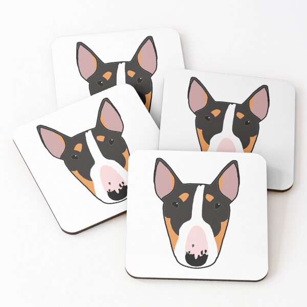 Item preview, Waffle The Bull Terrier designed and sold by emilydevineart.