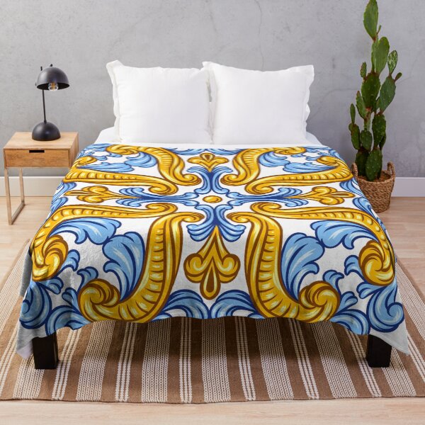 Item preview, Rangoli design blue and yellow  designed and sold by Heaven1111.