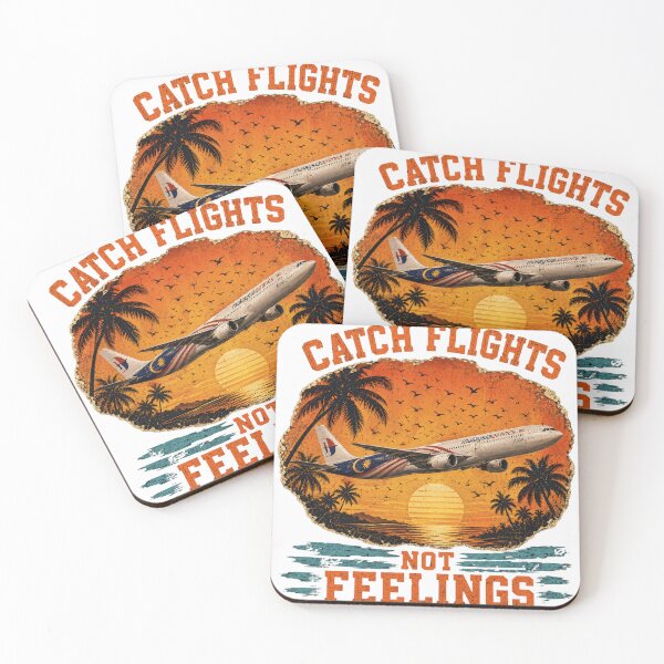 Item preview, Catch Flights Not Feelings | Vacation Mode ON Summer Design designed and sold by M.Store.