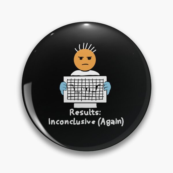 Item preview, Results Inconclusive Again Funny Lab Scientist Gift T-Shirt designed and sold by Popstudio85.