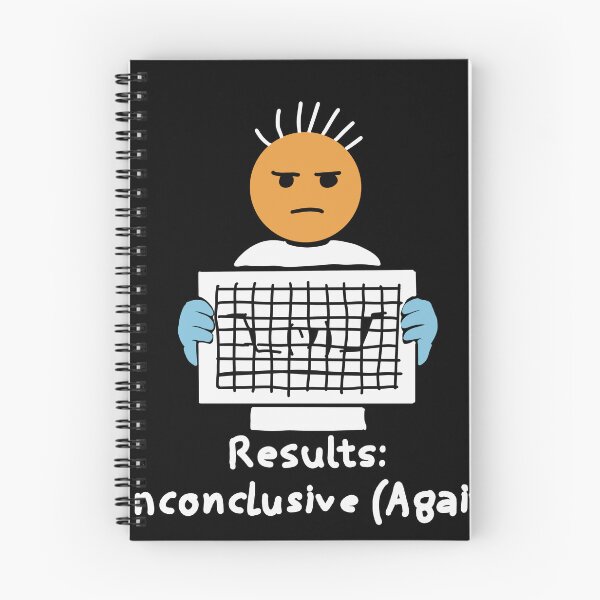 Item preview, Results Inconclusive Again Funny Lab Scientist Gift T-Shirt designed and sold by Popstudio85.