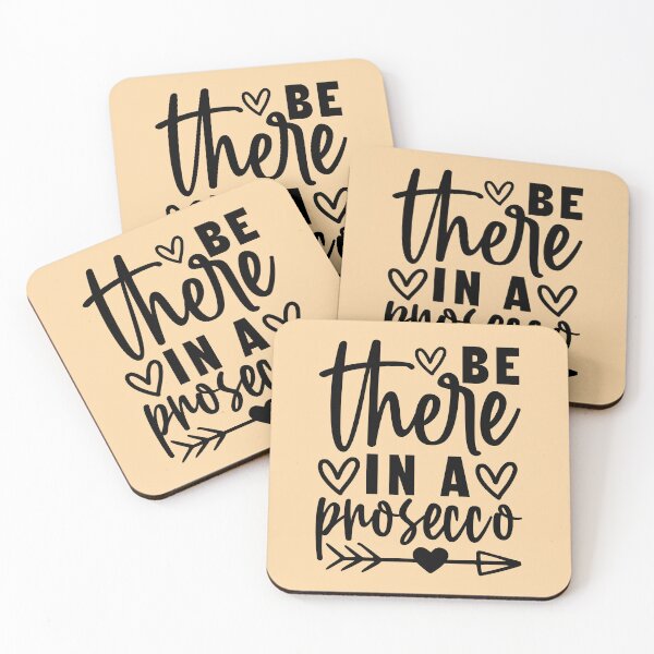 Item preview, Be There in a Prosecco – Girly Cute Wine Lover Design designed and sold by EmeraldeaArt.