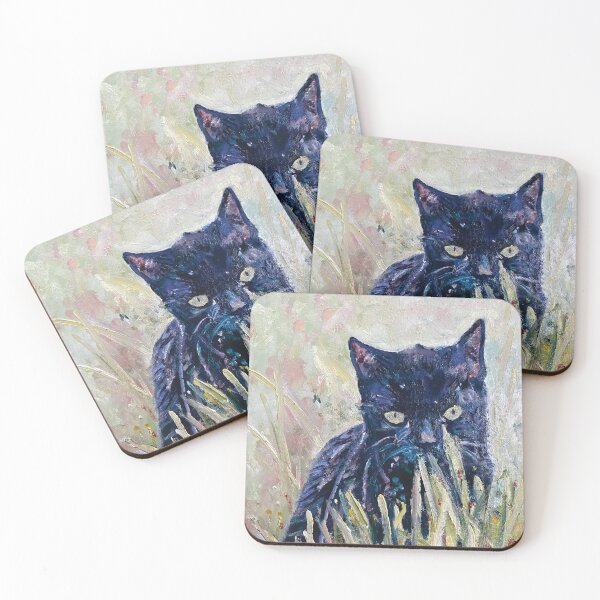 Item preview, Cat in a garden designed and sold by pamfox.