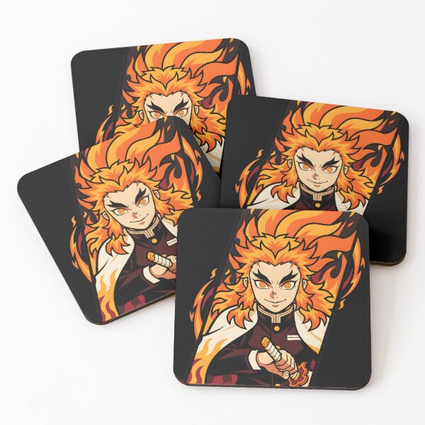 Item preview, Flame Hashira Rengoku - Stylized Demon Slayer Fire Art designed and sold by luffy2374.