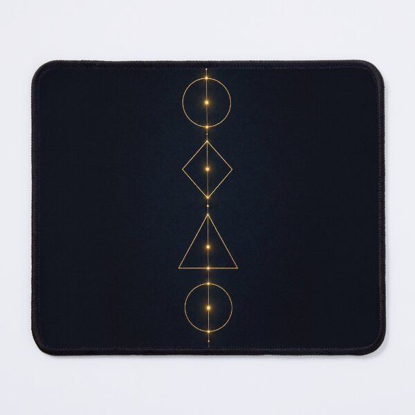Item preview, Axis of Divinity Vertical Sacred Geometry Design | Minimal Gold Cosmic Spine Alignment Art designed and sold by ArtivaNest.