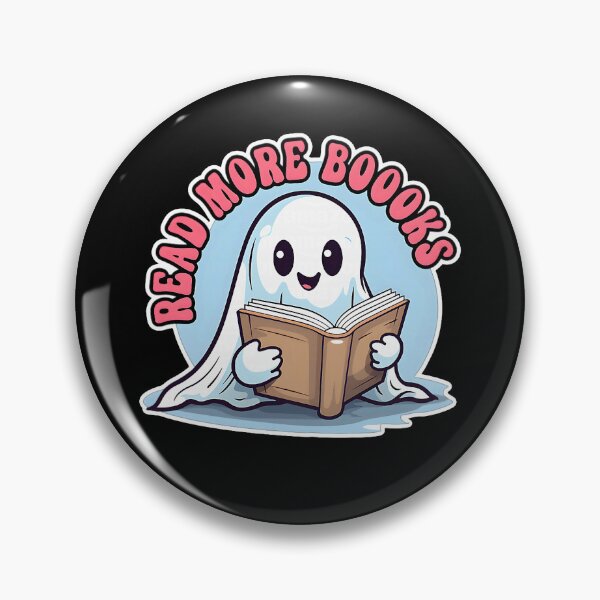 Item preview, Read More Boooks Cute Ghost Read More Books Funny Halloween designed and sold by averyfisher.