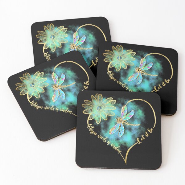 Item preview, Whisper Words of Wisdom Let It Be Dragonfly Boho Spiritual Aesthetic designed and sold by Tanjaberto.