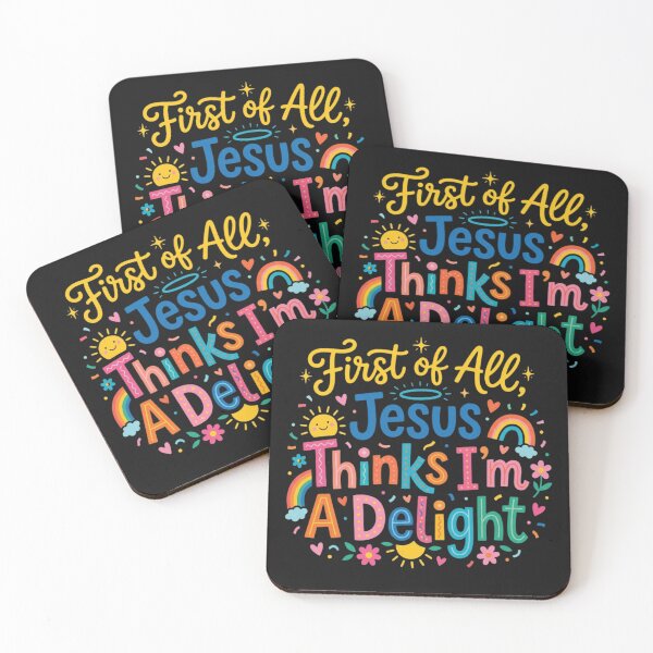 Item preview, Jesus Thinks I'm A Delight Bright Faith Message designed and sold by honnhieuroido2.