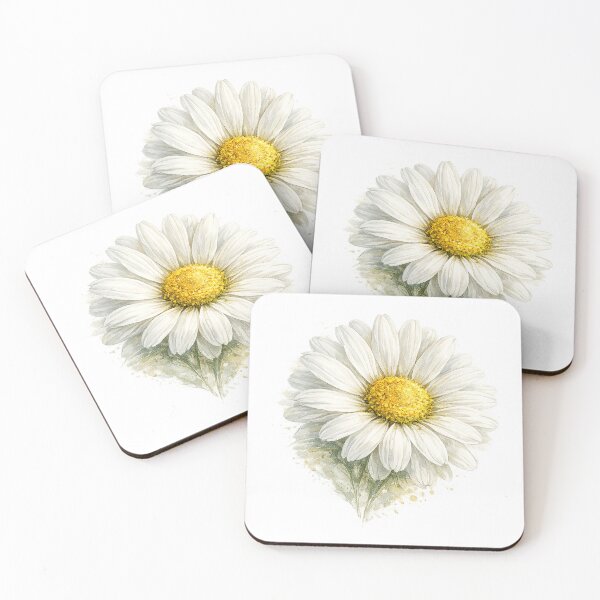 Item preview, Bright Daisy Bloom – Modern Painterly Botanical Illustration designed and sold by SoftMuse Designs.