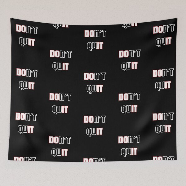 Item preview, Do It Don’t Quit Motivational Quote designed and sold by Snedsdigital.
