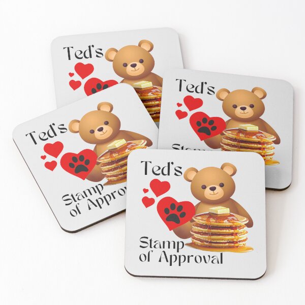 Item preview, Ted's Pancakes Stamp of Approval. designed and sold by MPC-Mince-Pies.