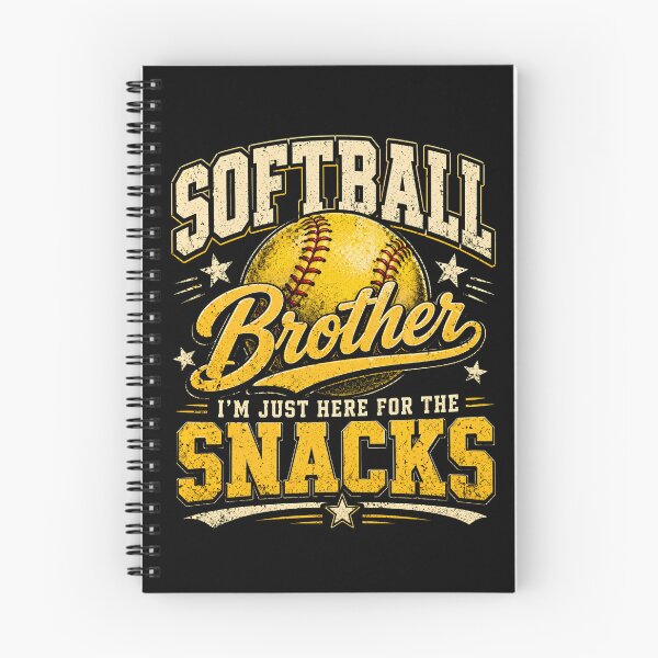 Item preview, Softball Brother – I’m Just Here For The Snacks Funny Game Day designed and sold by THREE LITTLE BEANS.