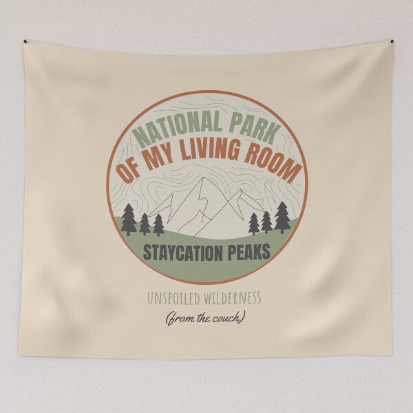 Item preview, National Park of My Living Room - Vintage Introvert Gorpcore Aesthetic designed and sold by KristineKaren.