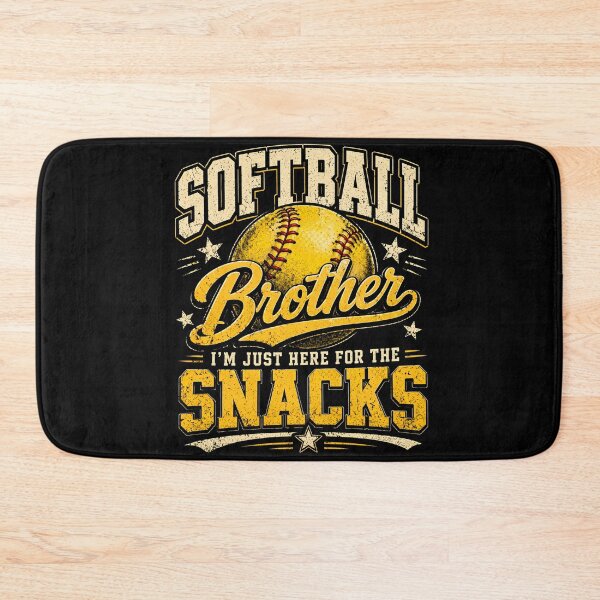 Item preview, Softball Brother – I’m Just Here For The Snacks Funny Game Day designed and sold by THREE LITTLE BEANS.