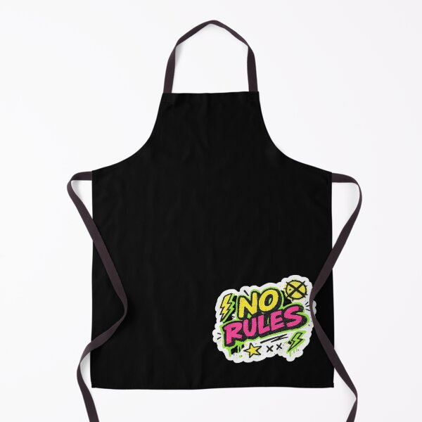 Item preview, 90s Retro Graffiti “NO RULES” Sticker – Neon Street Doodle Style designed and sold by K-Vibe Design Studio.
