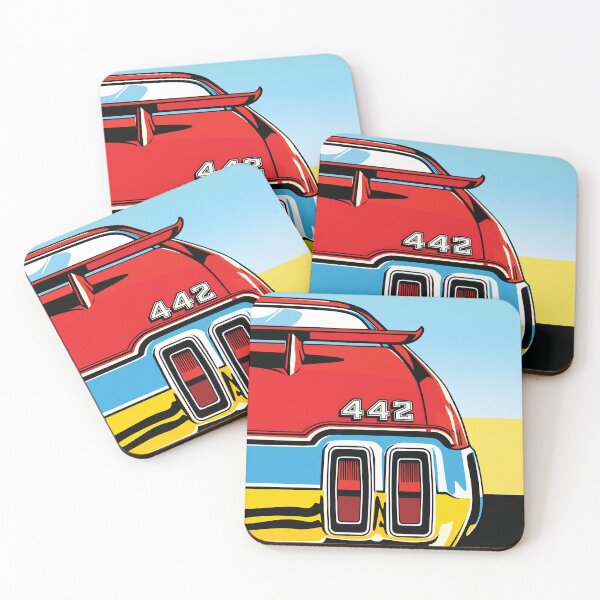 Item preview, Classic Muscle Car 442 Rear Wing Pop Art designed and sold by RamyGallery.