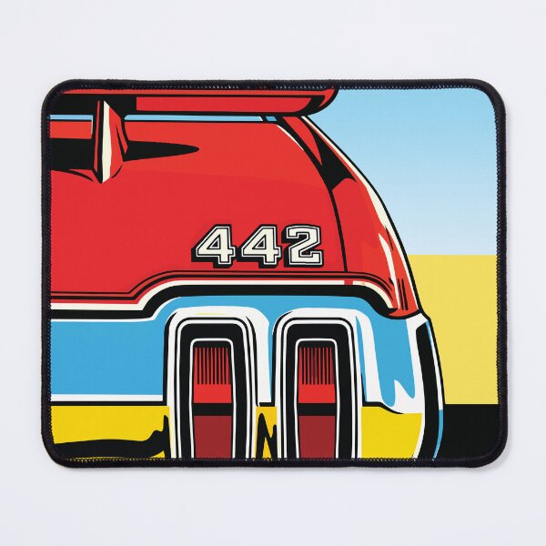 Item preview, Classic Muscle Car 442 Rear Wing Pop Art designed and sold by RamyGallery.