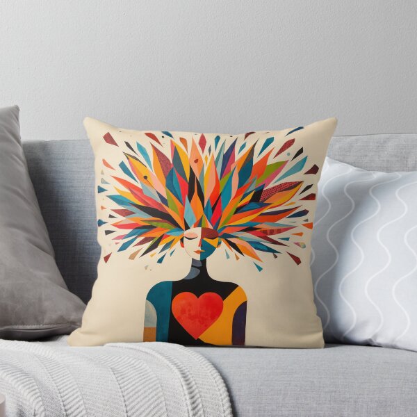 Item preview, The Quiet Radiance: Geometric Woman Portrait designed and sold by ArpaliLab Studio.