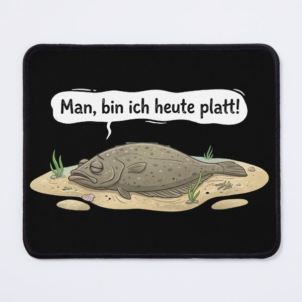 Item preview, I'm so exhausted today! – Funny flatfish humor & angler design designed and sold by HoshisWorld2018.