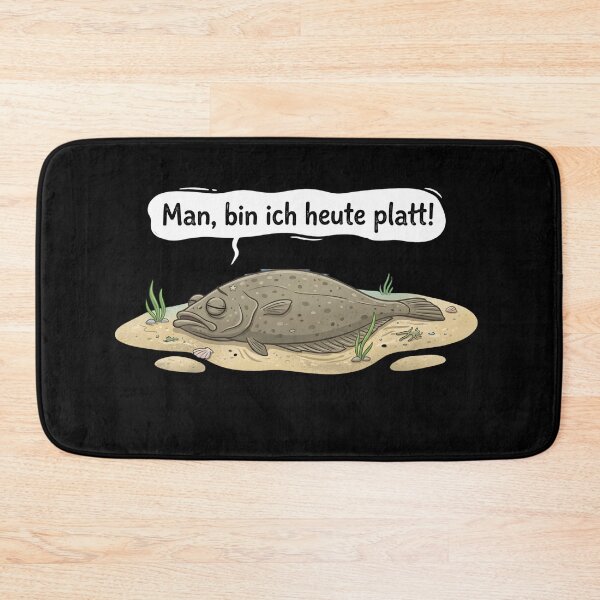 Item preview, I'm so exhausted today! – Funny flatfish humor & angler design designed and sold by HoshisWorld2018.
