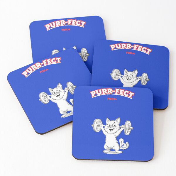 Aperçu de l'œuvre Purr‑Fect Form Funny Cat Gym Design créée et vendue par Snedsdigital.