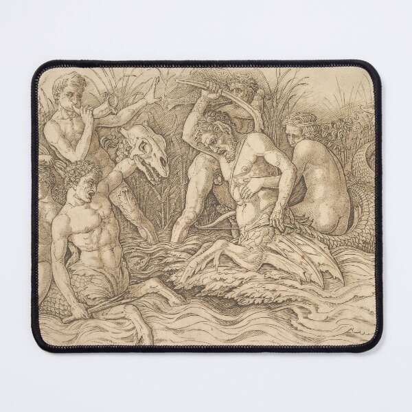 Item preview, Mantegna Sea Gods Battle | Marine Life designed and sold by GammaRay.