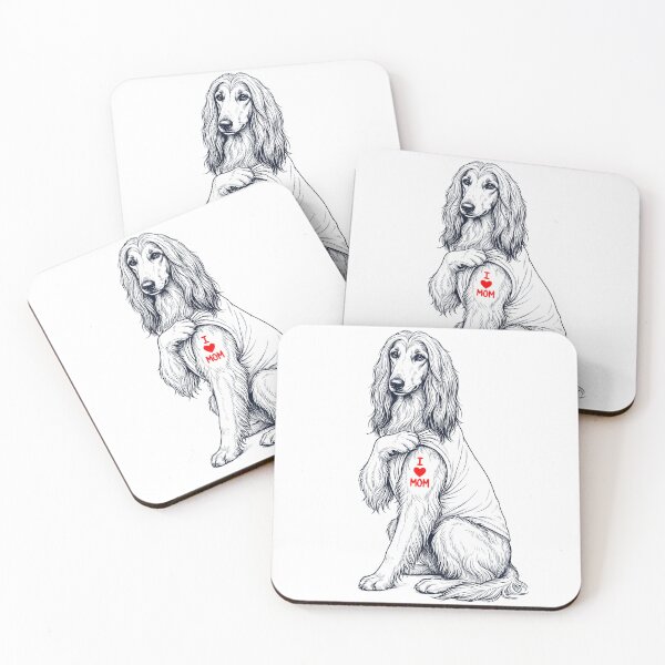 Item preview, Vintage Afghan Hound Mom Tattoo Dog Lover designed and sold by TerryConnells.