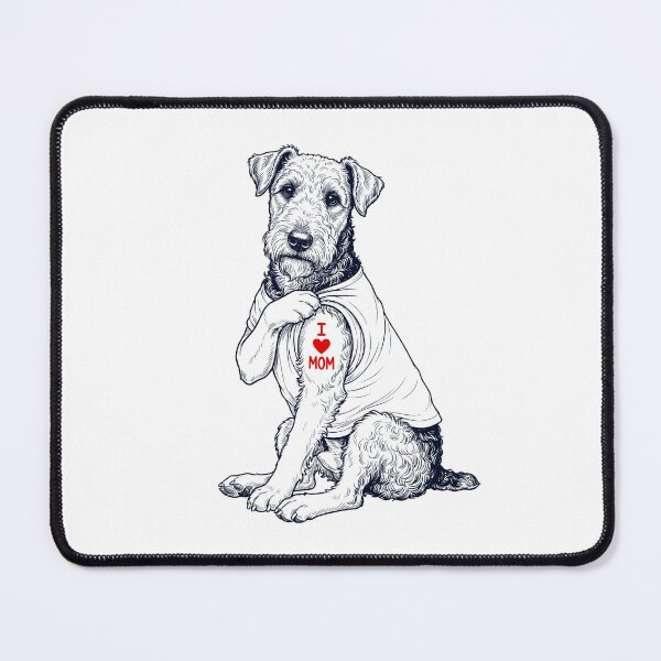Item preview, Vintage Airedale Terrier Mom Tattoo Dog Lover designed and sold by TerryConnells.