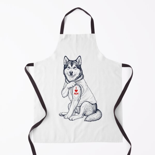 Item preview, Vintage Alaskan Malamute Mom Tattoo Dog Lover designed and sold by TerryConnells.