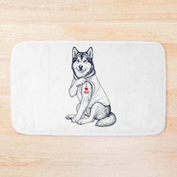 Item preview, Vintage Alaskan Malamute Mom Tattoo Dog Lover designed and sold by TerryConnells.