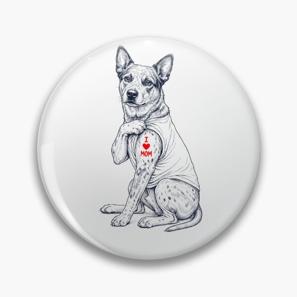Item preview, Vintage Australian Cattle Dog Mom Tattoo Dog Lover designed and sold by TerryConnells.