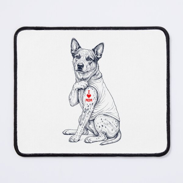 Item preview, Vintage Australian Cattle Dog Mom Tattoo Dog Lover designed and sold by TerryConnells.