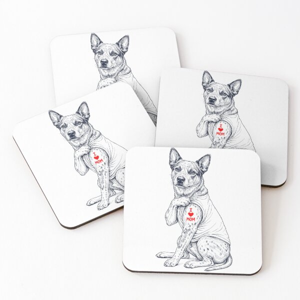 Item preview, Vintage Australian Cattle Dog Mom Tattoo Dog Lover designed and sold by TerryConnells.
