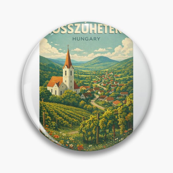 Item preview, Hosszúhetény Mecsek Hills Vineyard Village Hungary designed and sold by Aryabek.