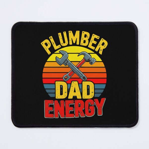 Item preview, Plumber Dad Energy Retro Vintage Sunset Father's Day Gift designed and sold by haitrieuic96.